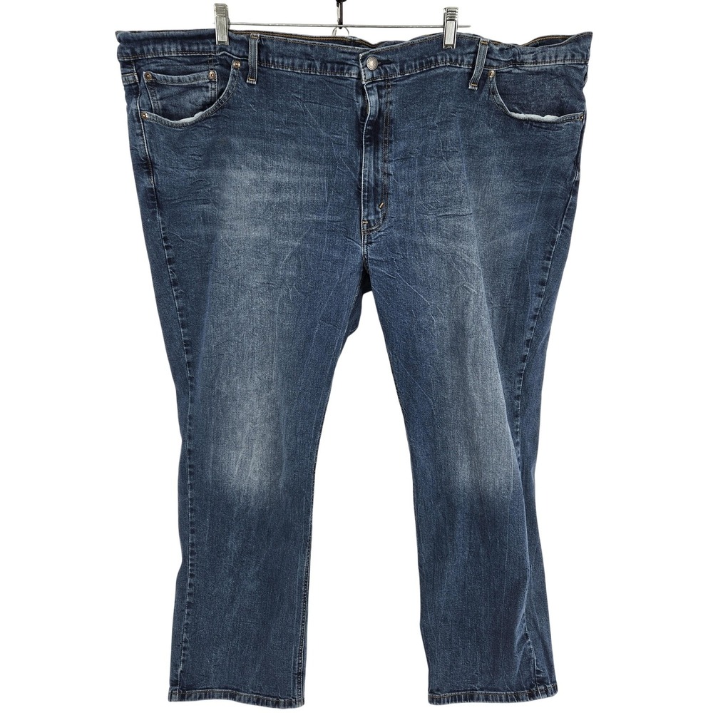Levis Jeans Mens 52x32 Blue 541‎ Athletic Tapered Stretch Denim Medium Wash